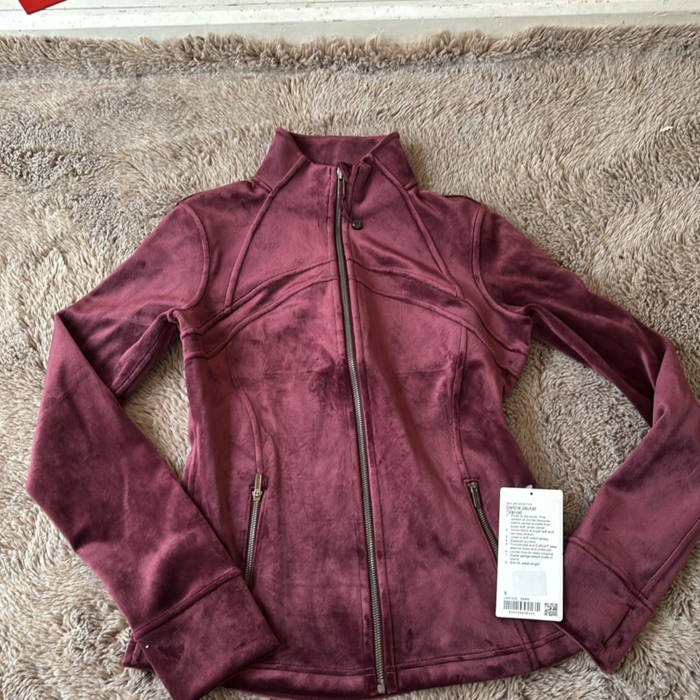 Lululemon velvet define jacket
